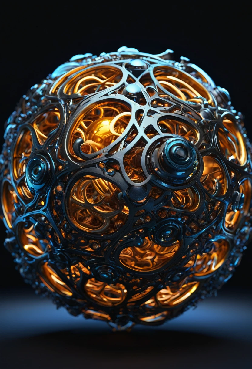 neural engine bio diversity lighting ball,expanding growing absorbing light, intricate object form,voluminous,hyper detailed,intricate, dark ambiance,(best quality,4k,8k,highres,masterpiece:1.2),ultra-detailed,(realistic,photorealistic,photo-realistic:1.37), HDR,UHD,studio lighting,ultra-fine painting,sharp focus,physically-based rendering,extreme detail description,professional,vivid colors,bokeh,concept artists