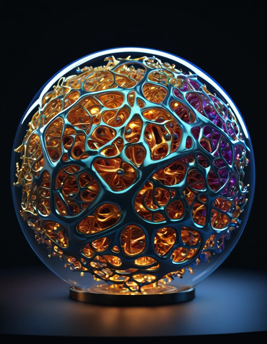 neural engine bio diversity lighting ball, brain neuralism, expanding growing absorbing light, intricate object form,voluminous,hyper detailed,intricate, dark ambiance,(best quality,4k,8k,highres,masterpiece:1.2),ultra-detailed,(realistic,photorealistic,photo-realistic:1.37), HDR,UHD,studio lighting,ultra-fine painting,sharp focus,physically-based rendering,extreme detail description,professional,vivid colors,bokeh,concept artists