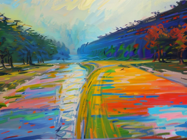 Surrealism,Impressionism,Simple,interesting,Acrylic painting,abstract