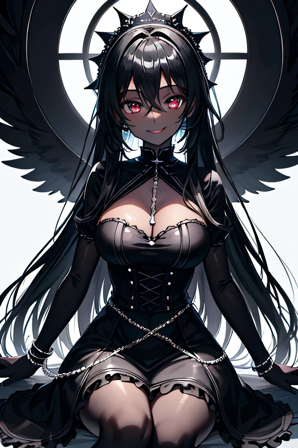Shiny black skin Shiny black skin Shiny black skin Shiny black skin Shiny black skin Shiny black skin Silver Hair Gothic ta beautiful girl A big smile