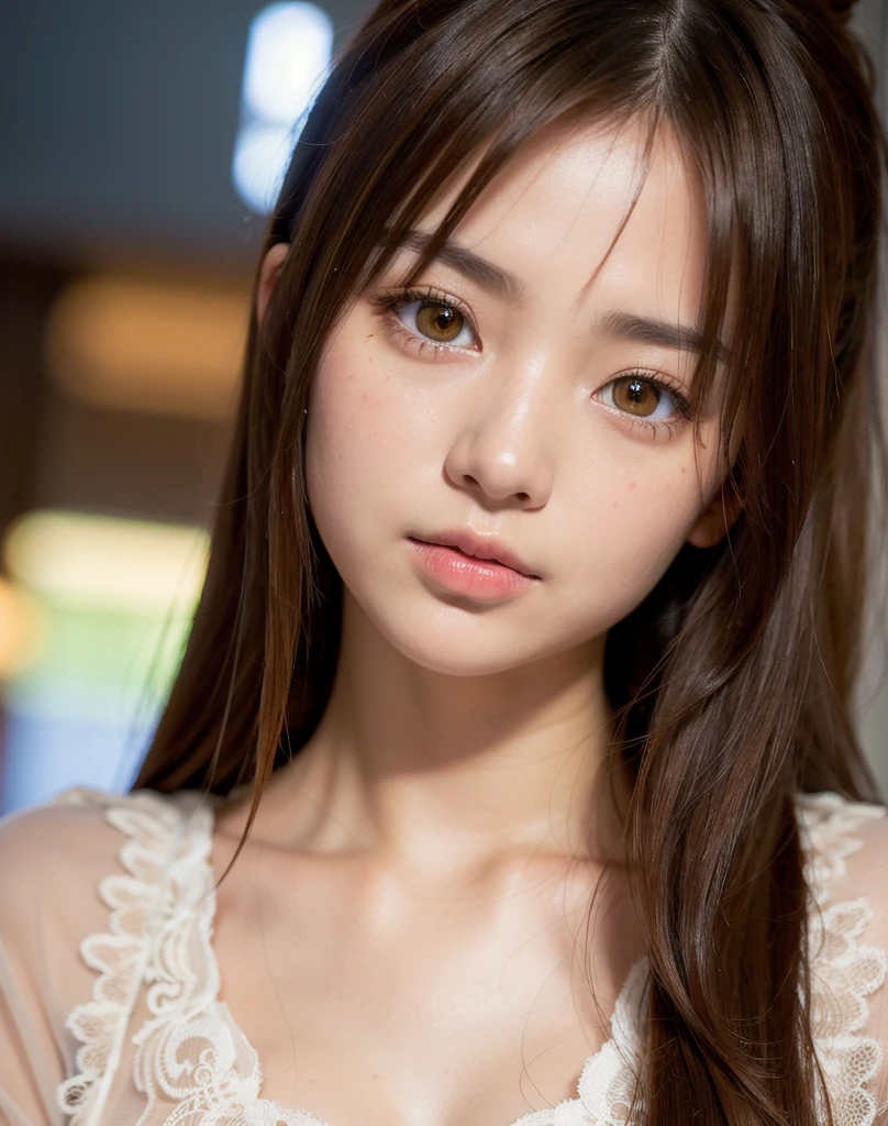 best quality, face focus, soft light, ultra high res, (photorealistic:1.4), RAW photo,
1japanese girl, solo, cute, (pupil, lights in the eyes), detailed beautiful face, (small chest),(high resolution detail of human skin texture),
(long hair),
indoor,
Damask Shirt Dress,
(portrait)