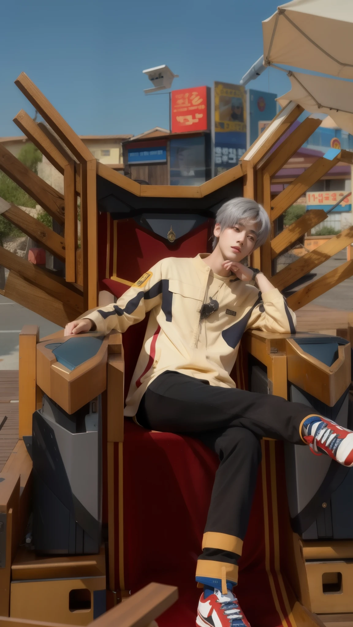 1 boy, Korean, realistic, Very heandsome, 8k Quality,