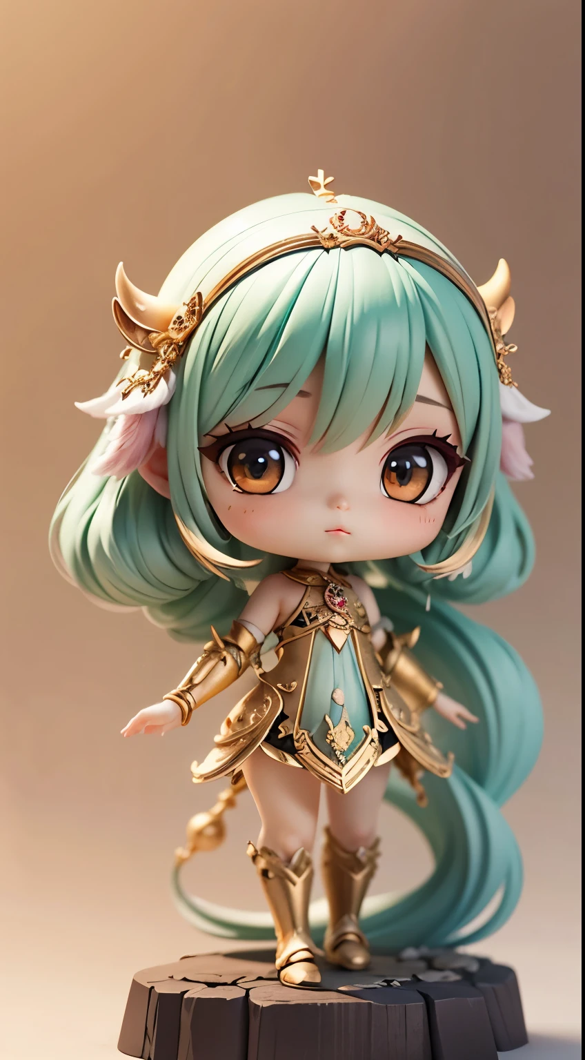 mythical creature, beast, fluffy, gradient color ((best quality)), ((masterpiece)), ( extreme detailed, highest detailed, official art, beautiful and aesthetic:1.2), depth of field, composition FULL BODY, (CHIBI),, (beautiful and detailed eye:1.3), Long tail