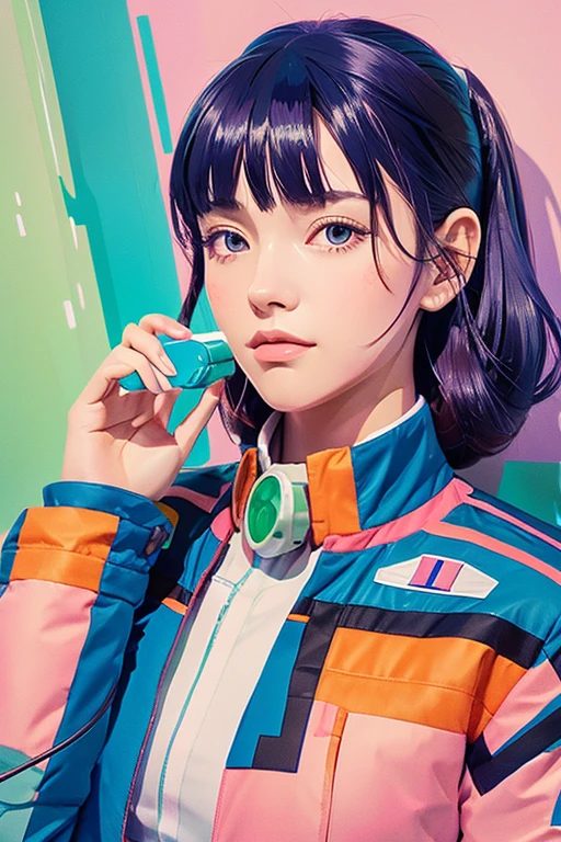 2-D illustration GundamOO Like artworks of Ilya_Kuvshinov