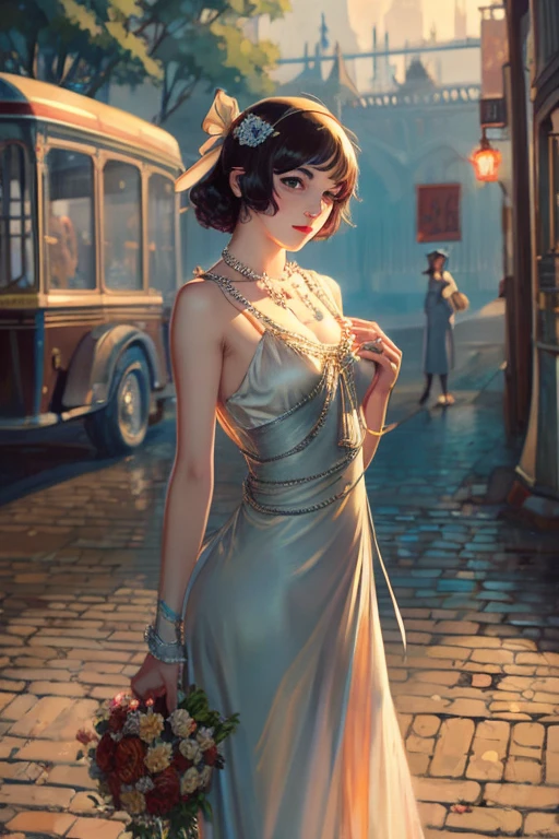 2-D illustration 20’s_Russian_lady Like artworks of Yoshitaka_Amano