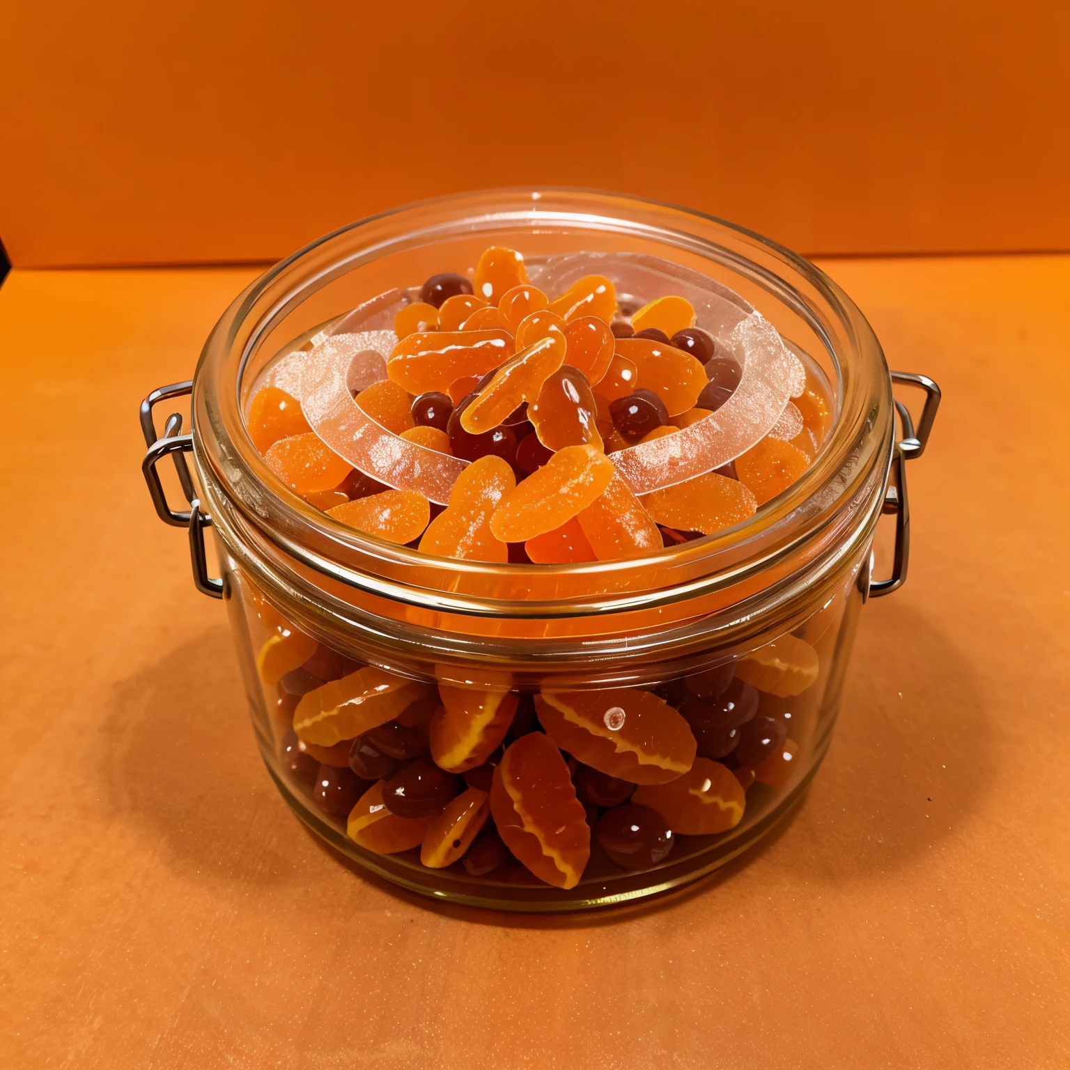 Tangerine clear candy
