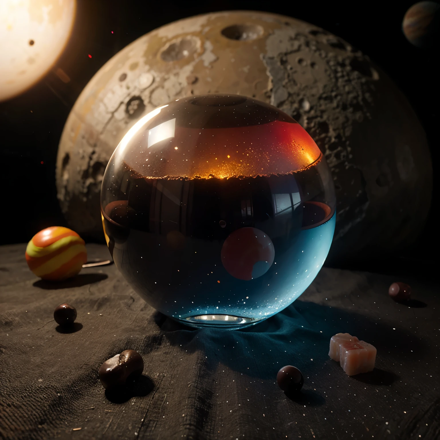 Planets clear candy