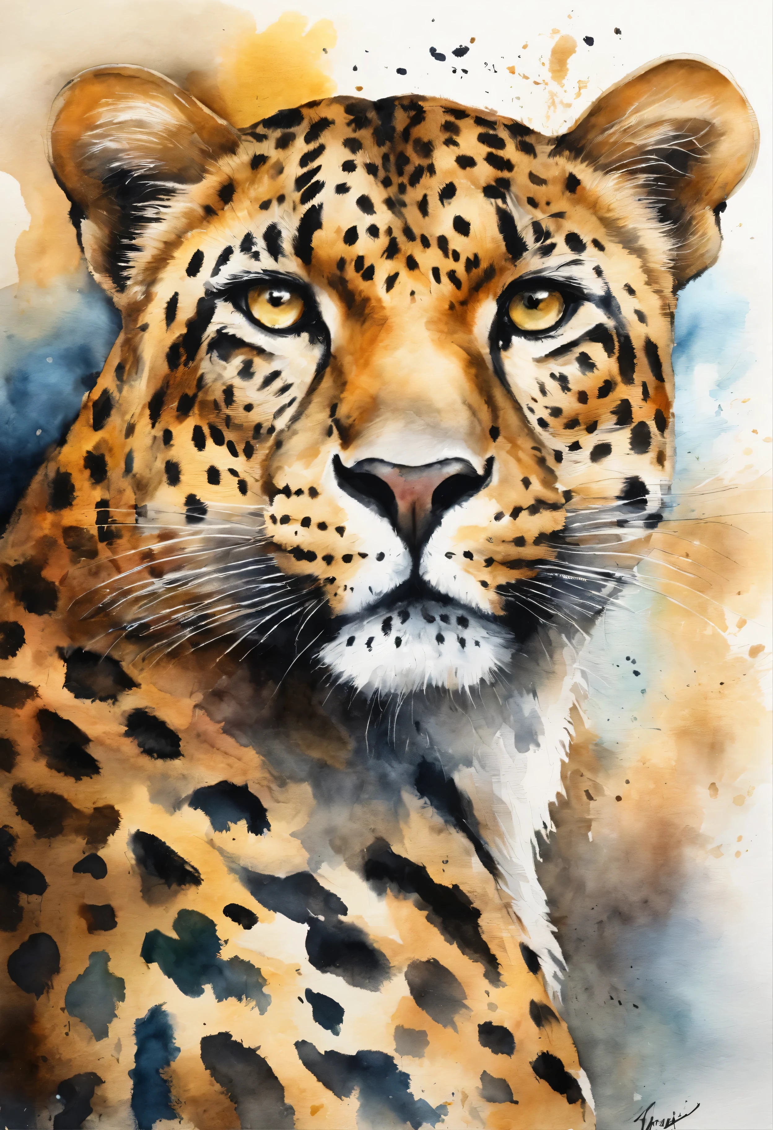 Leopard with wings