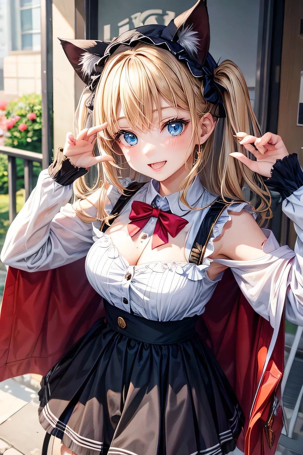Cat costume、girl