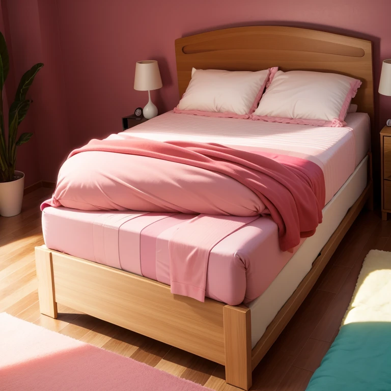 Cama rosa