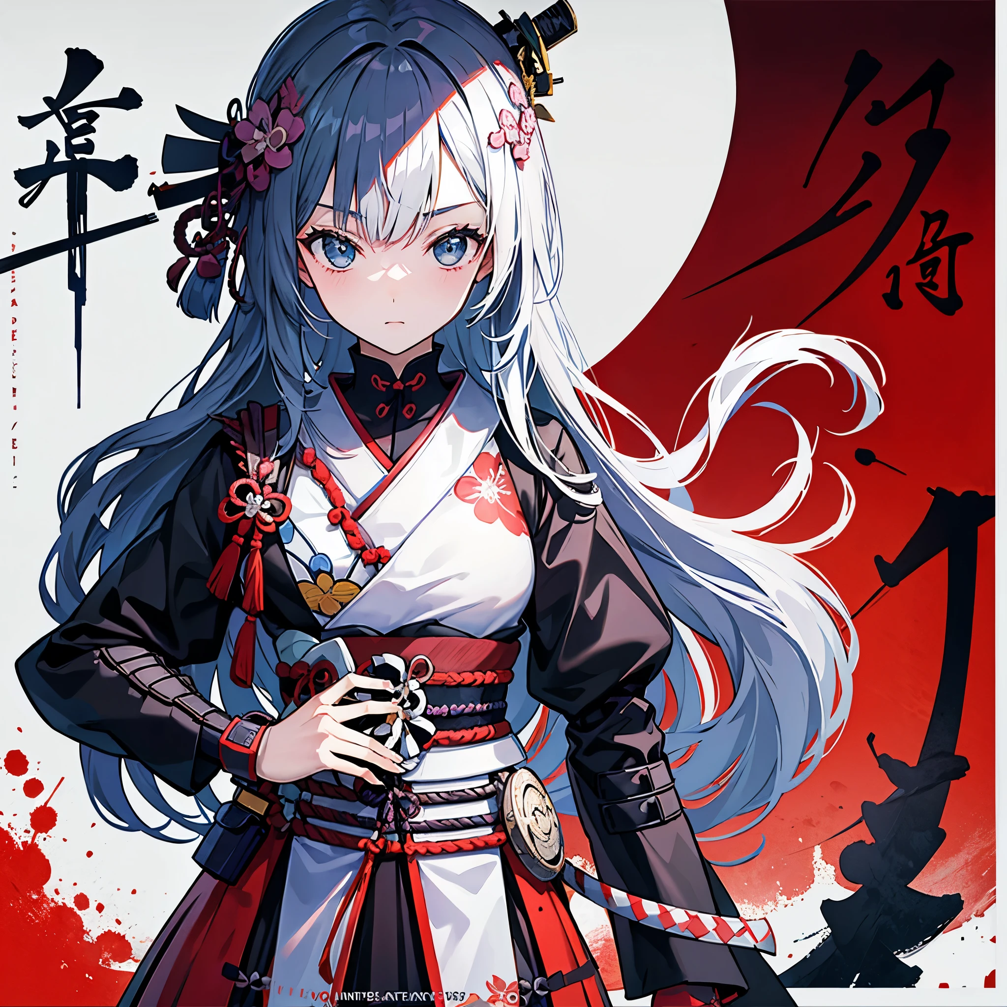 girls, samurai,poster,beautifull