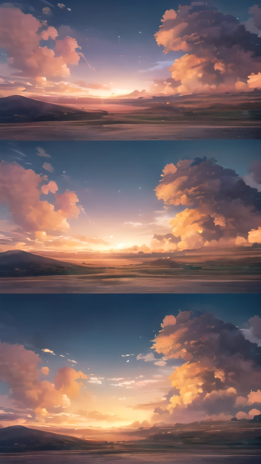((best quality)), ((masterpiece)), (detailed), (visually captivating image), (crystal-clear clarity), (4K resolution), (high definition), (meticulous detail), (vibrant colors), (HD quality), The air was thick with anticipation and a palpable sense of unease as the sun began its slow descent towards the horizon. The sky, a canvas of crimson and orange hues, painted the clouds with streaks of fire, as if they themselves were ablaze. Against this backdrop, the small town of Masai, nestled amidst the lush greenery of Johor, Malaysia, seemed to be holding its breath. Its inhabitants, a mix of Malays, Indians, and Chinese, went about their daily routines with an air of detachment, unaware of the events that were about to unfold.