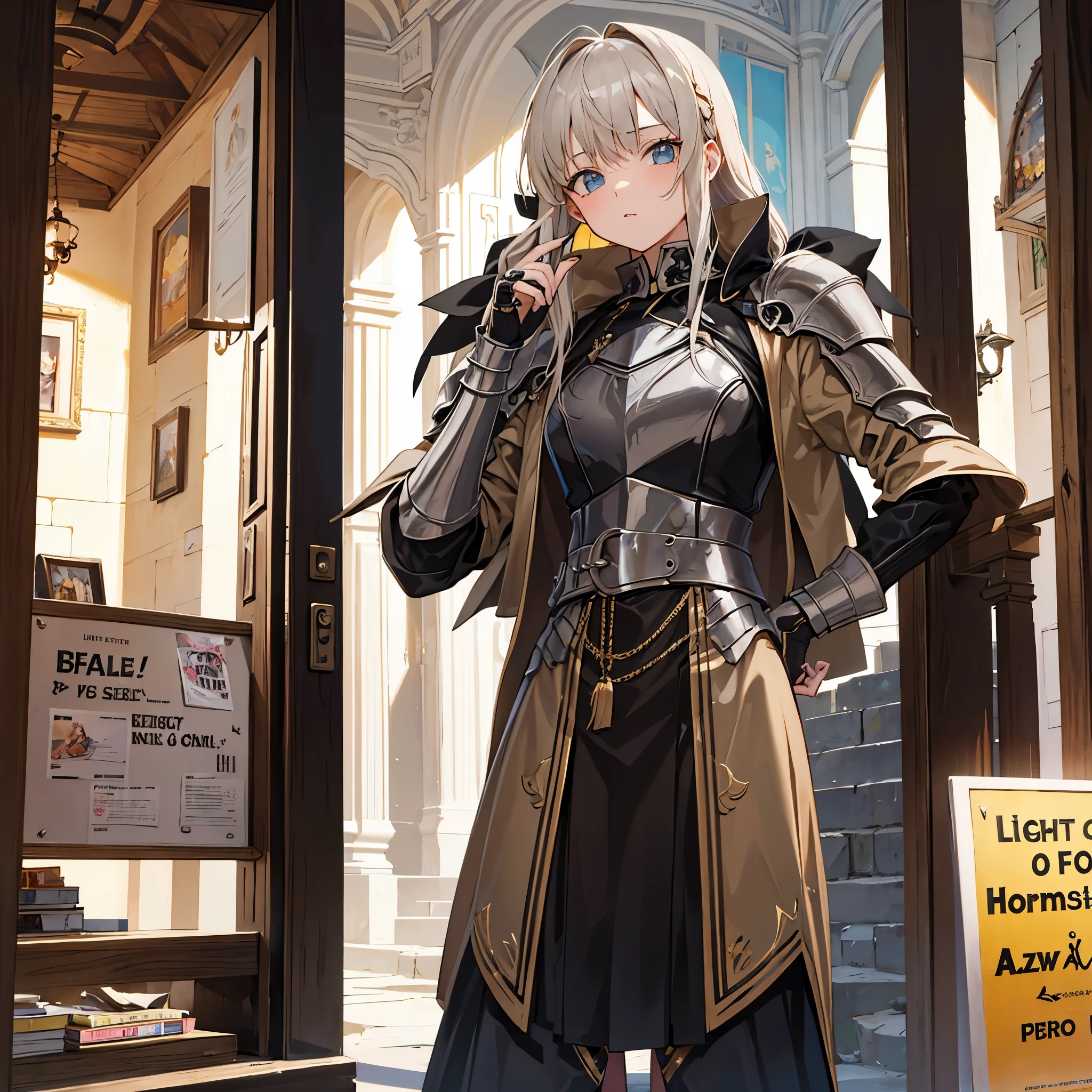 knight,girl,poster,beautifull