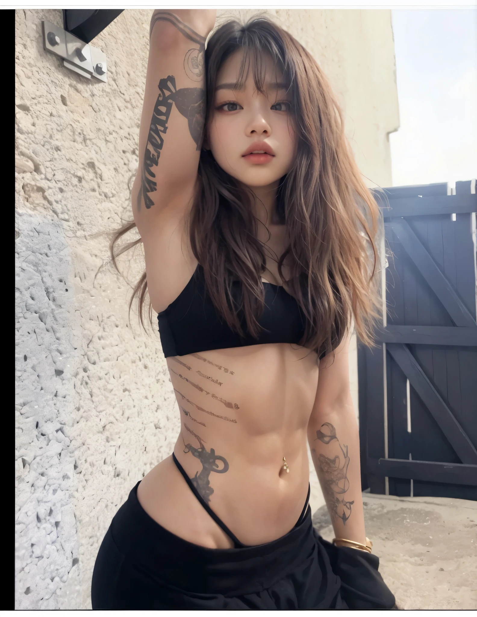 Jennie Kim musculosa