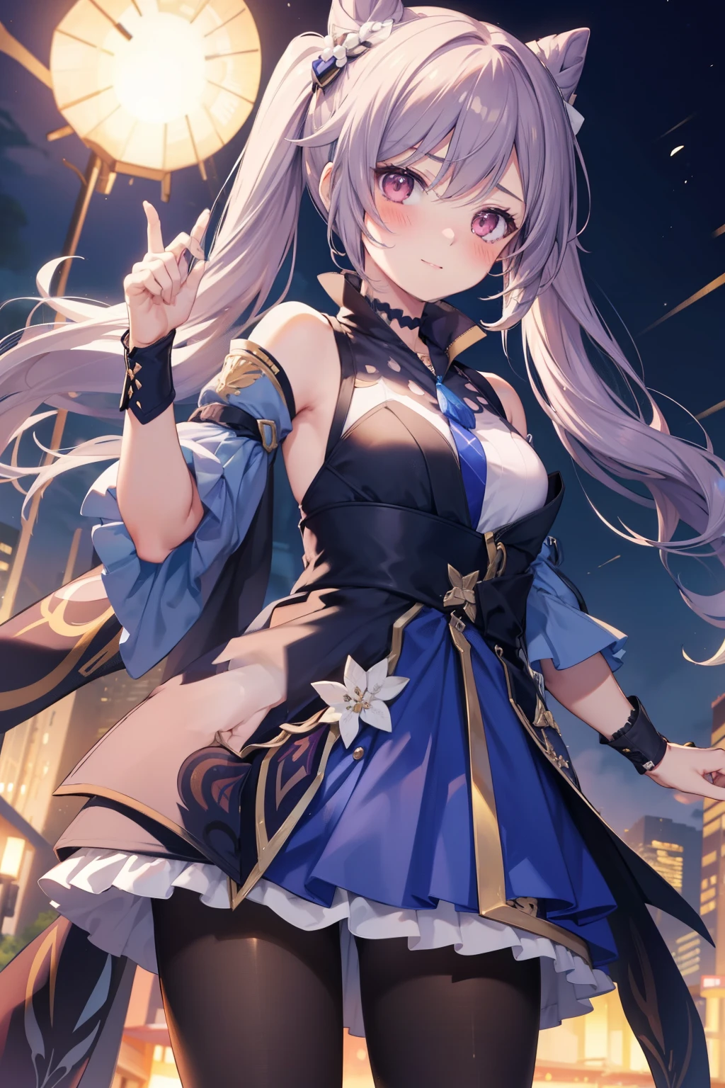 Stingy、Good looking girl (blush, Perfect Face), independent , Looking at the camera, masterpiece, Anime art style, Cute Characters, Most detailed, high quality、Nico Nico Smile、Uses electrical magic、Fight the enemy、