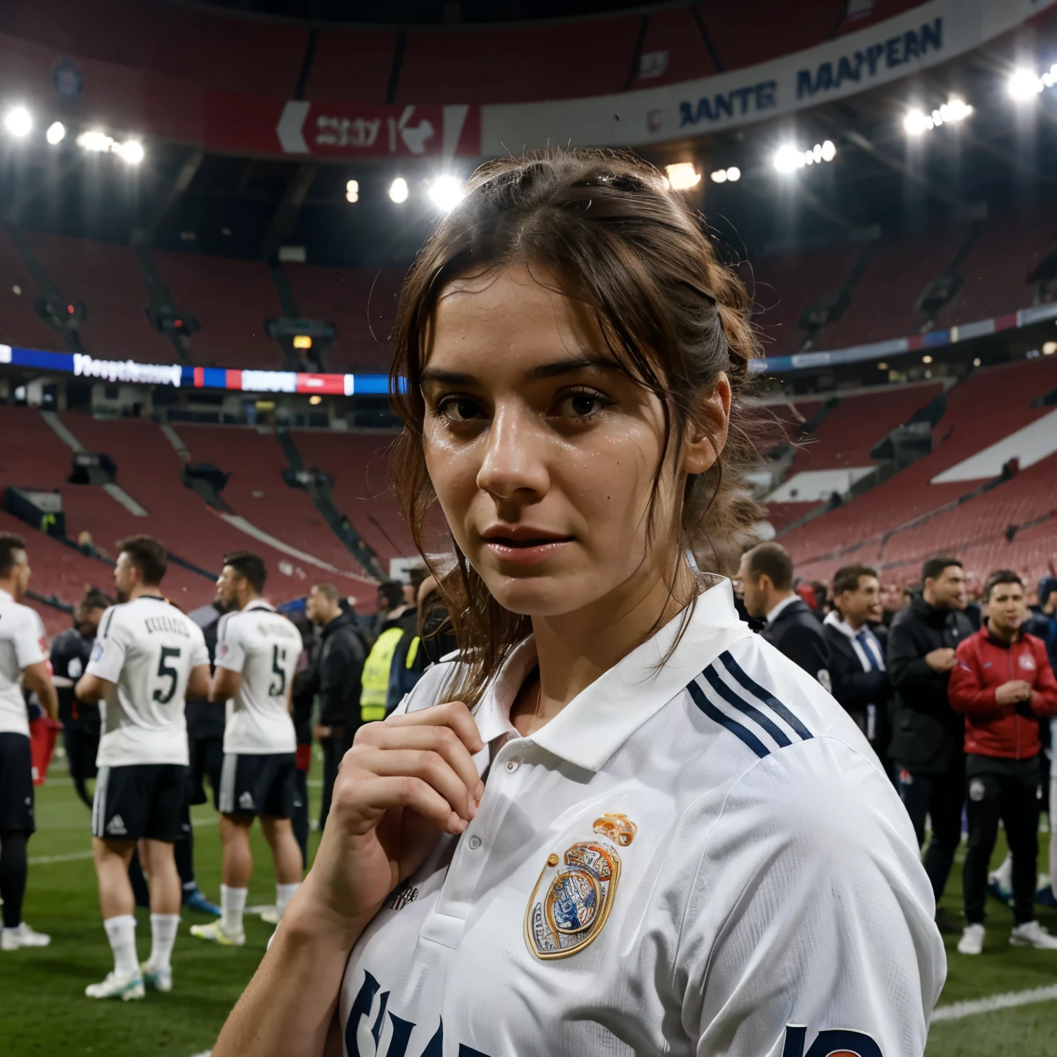 Real Madrid crying in Bayern Munich stadium 