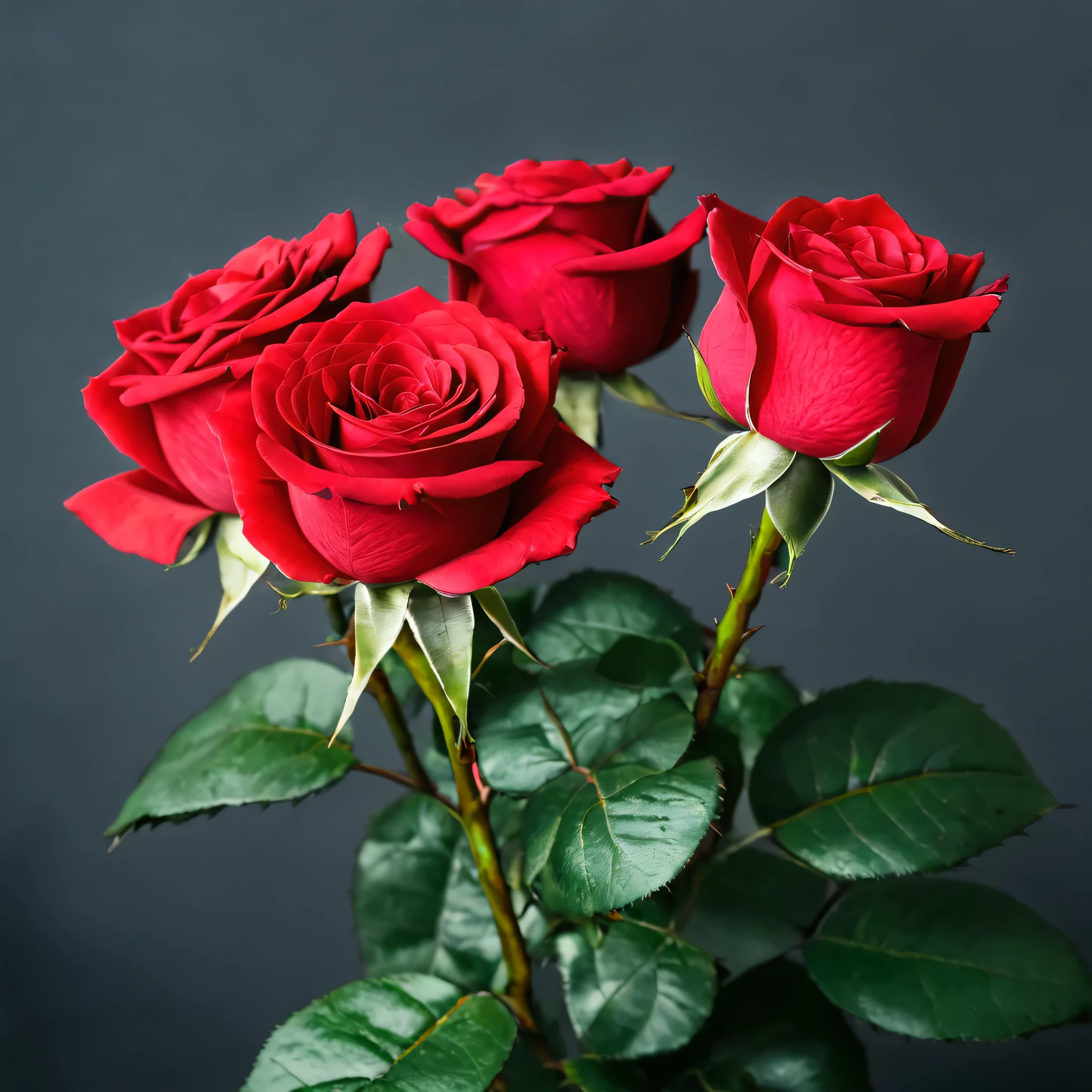 auto focus photo of red roses