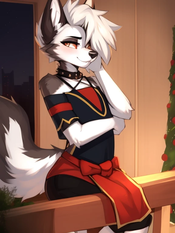 von Zackary911,zackary911, wolf, anthro, Riesin Weihnachtsmann-Outfit, for him