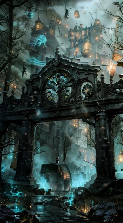 Sherlock Holmes & Johannes Watson, Tischplatte, Photographic quality, ultra-precise, Torii gate, Eine No-Go-Zone in Japan, Der dunkle Wald, in which evil spirits appear, Tief im dunklen Wald, verboten, Verfluchte Orte, Steckdose, Alter der Vorfahren々von Zeiten々von Zeiten々Tempel, Sumpf, tiefer Wald, Pechschwarzer Wald, der Wald, moosig, Efeu, Scary, Horrorfilm, Lighting for horror films, Gruselige Lichtquelle, Worshipping evil spirits,