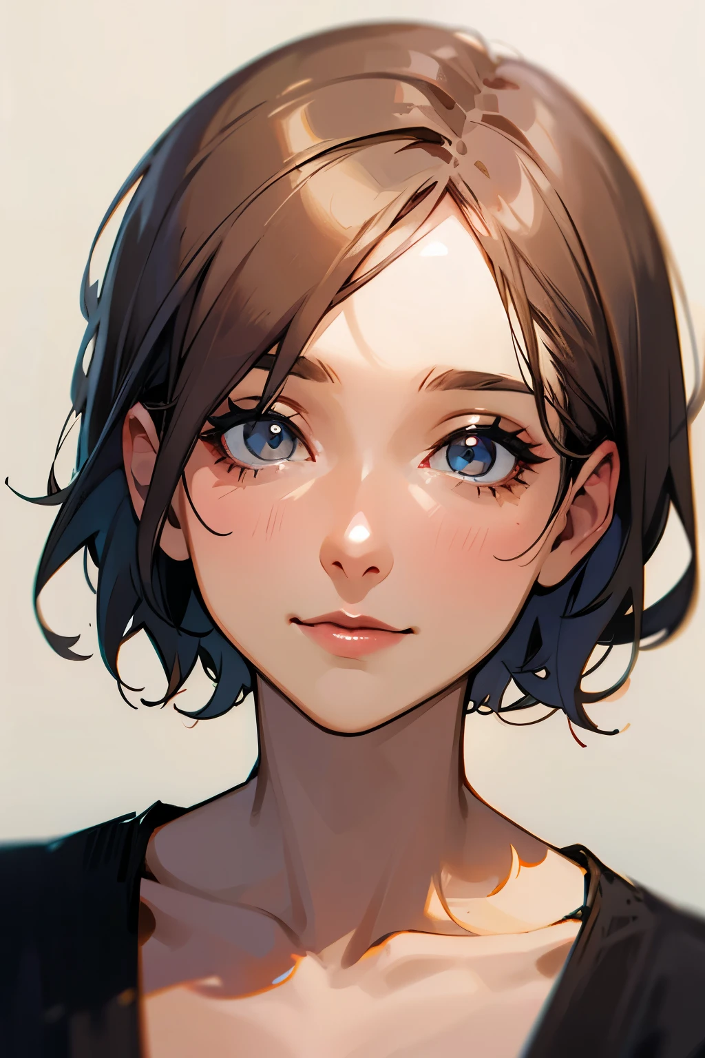 47-year-old beauty with short hair