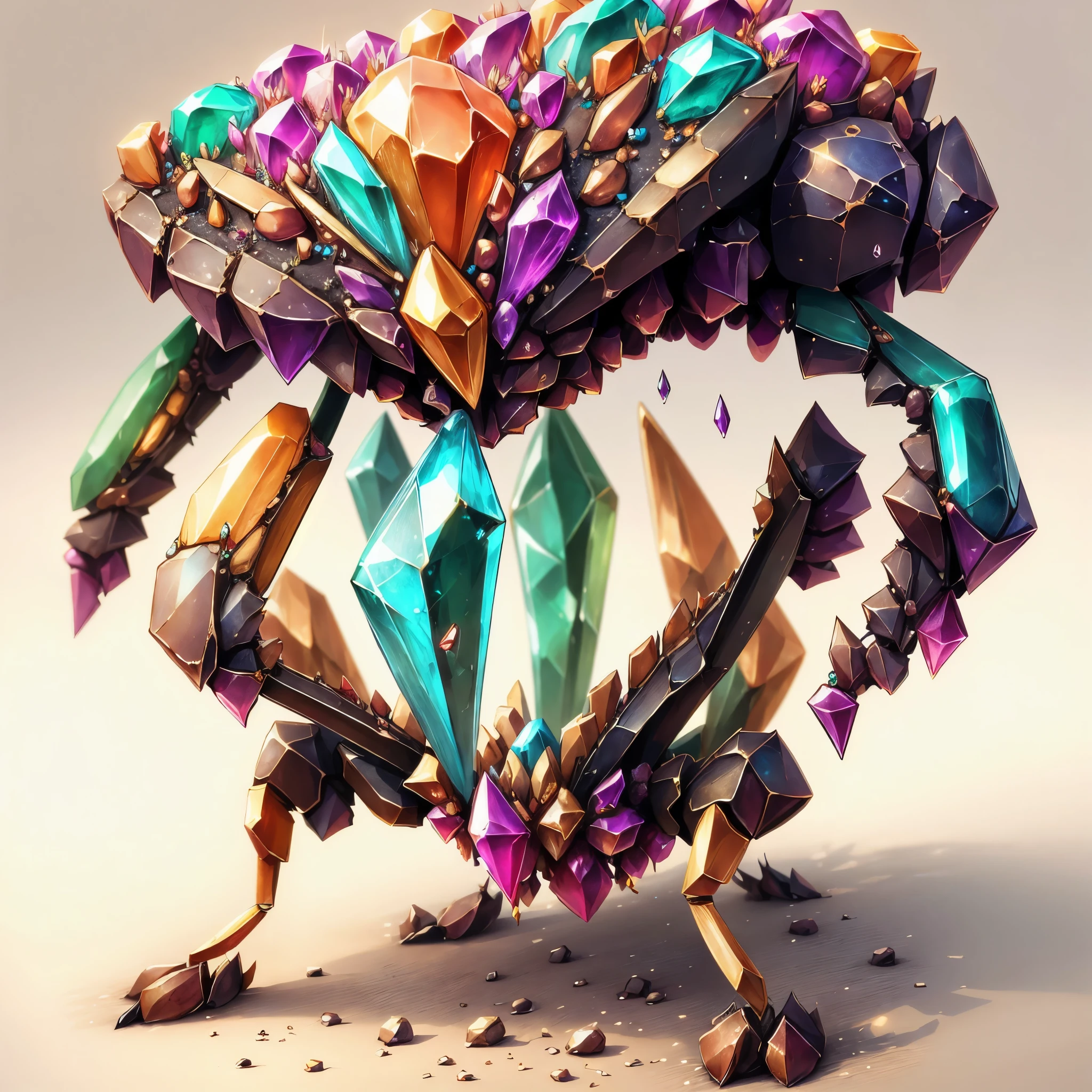 GemstoneAI insect , concept art