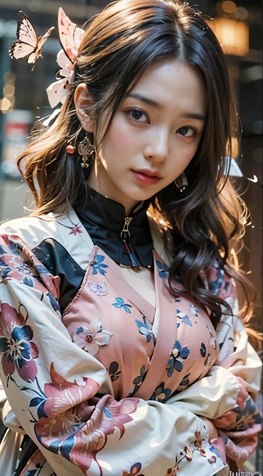(masterpiece, best quality:1.2), (8k uhd, 16k, 32k, ultra high res), (photorealistic:1.37), (RAW photo), ultimate-realistic, ultimate-realistic details, ultimate-realistic texture, ultimate-intricate details, ultimate-realistic lighting, ultimate-realistic shadow, 1 japanese girl, ultimate-cute face, ultimate-RAW skin, ultimate-realistic eyes, (mechanical:1.4), (armor), full body, wide shot