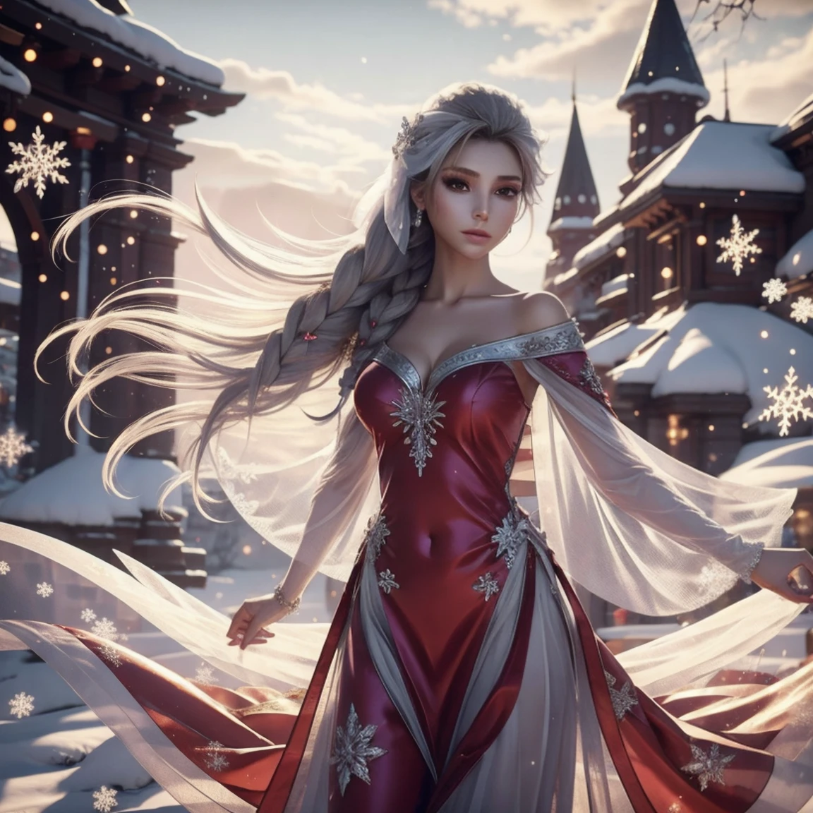 Relistic Elsa Generate an realistic image of Elsa from Frozen, real character Frozen ...