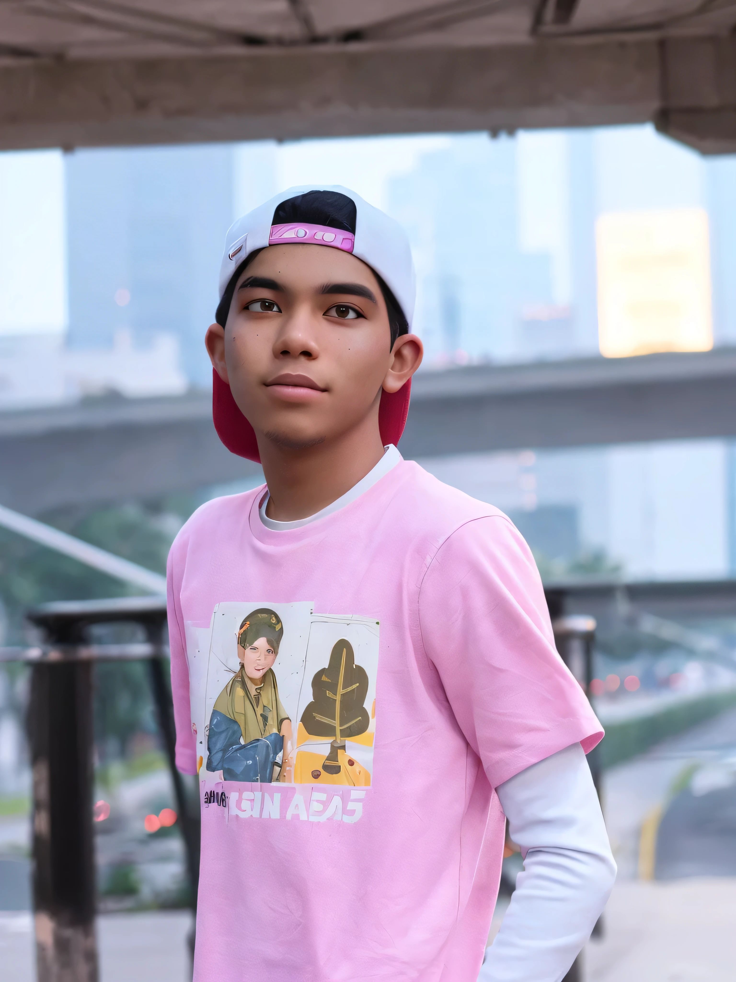 there is a young man standing on the sidewalk with a skateboard, protrait, style of ade santora, full protrait, taken with canon eos 5 d mark iv, potrait, portrait shot 8 k, random artist, shot on sony a 7, taken with canon 8 0 d, pink face, ismail, close up potrait