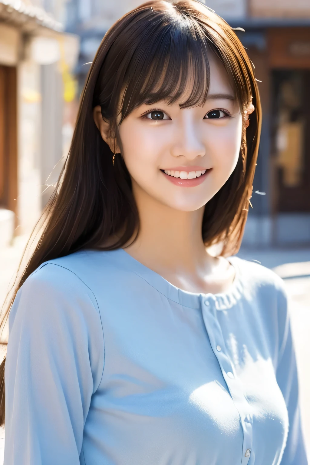 One girl, (Wearing casual pastel colored outfits:1.2), (Beautiful Japanese idol portrait photos),
(Taking commemorative photos in old French towns:1.3),
(RAW Photos, highest quality), (Realistic, photo-Realistic:1.4), masterpiece, 8K Portrait,
Very delicate and beautiful, Very detailed, 2k wallpaper, wonderful, In detail, Very detailed CG unity 8k wallpaper,
Very detailedな, High resolution,
Soft Light, Beautiful detailed girl, Very detailed eyes and face, Beautifully detailed nose, Beautiful fine details,
Cinema Lighting, Perfect Anatomy,
Slender body, Small breasts, Semi-long hair, Parted bangs, Bokeh, Dynamic Angle, A sparkling smile, happiness