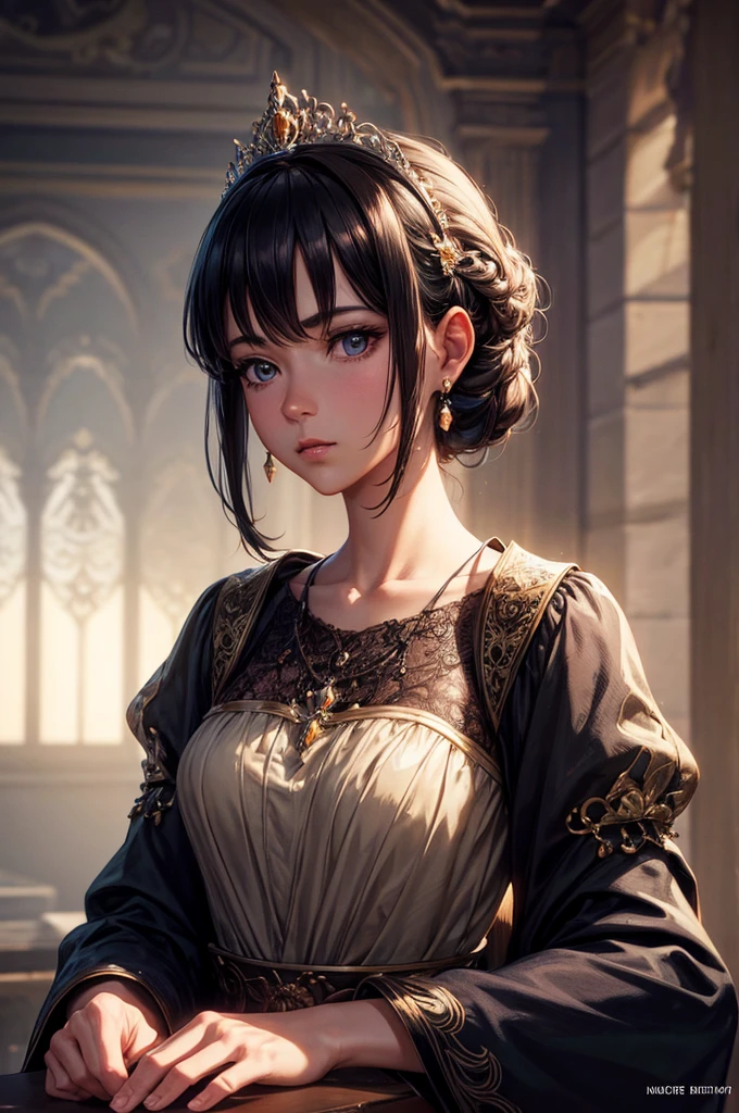 (Mature:1.2) Princess style, (Steve Keller:1.08), masterpiece, best quality, best quality, Movie Lighting, (Volumetric Lighting), Extremely detailed CG unity 8k wallpaper, Focus, 8k wallpaper, 4k wallpaper, Extremely detailed, Surreal, Reality, Clear focus, absurd, (HDR:1.2), (High contrast), photo, Detailed and complex, Instagram, portrait, Very detailed, number, Art Station, concept art, Smooth, Clear focus, illustration, Movie Lighting