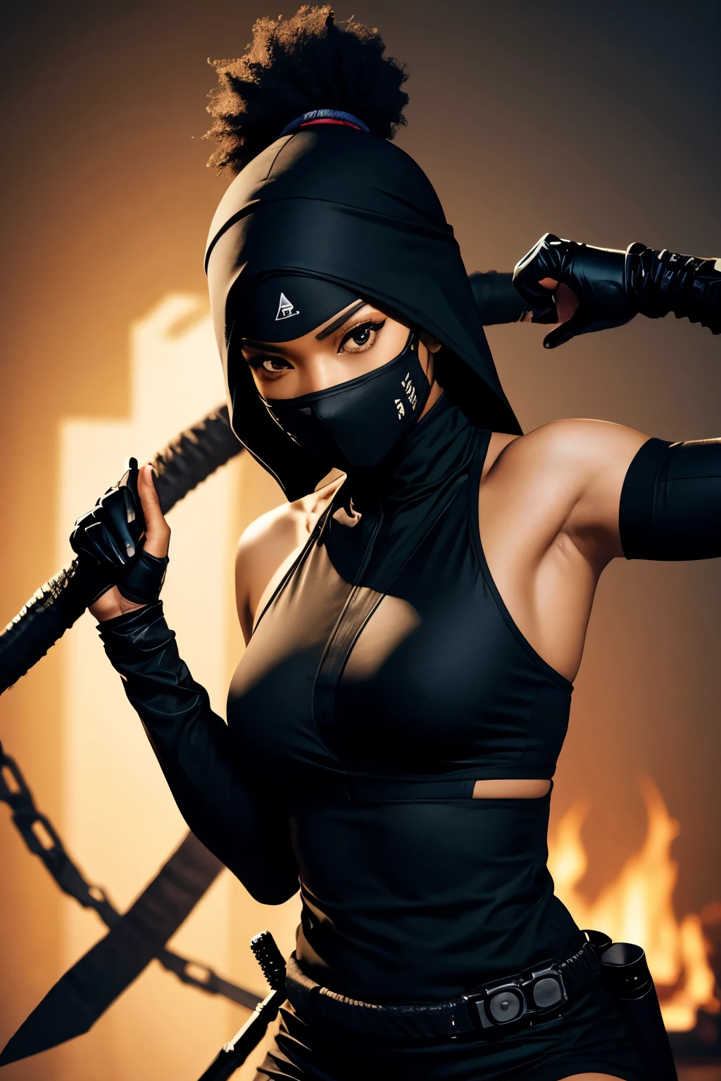 black female ninja