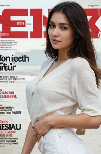 the girl on the cover of the magazine