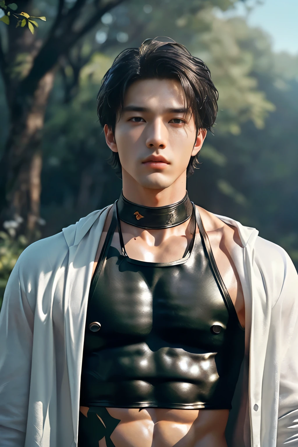 1Man, ((male model )) heaty skin, masterpiece, best quality,  most handsome man in the world, by Shen Quan, prefect body, beautiful male model, an attractive man 18-24 years old aesthetic, at spring flower booming, green fields, spring, plains, trees, flower, blue sky, ruggedly handsome young man wearing a white pajamas, white jockstrap ,white cloth,  shirtless Jacket over shoulder,  (Male Focus), ((smooth body)), super cute, dynamic pose, cool and seductive, dramatic lighting, full body shot, full body shot, youthful face, full body, body without hair, thin and tall, fit body, dominant, Caucasian or white skin, youthful face, firm body, high definition, natural flesh tones, soft light, highly detailed, looking at viewer, photography, detailed skin, real person, realistic, photo-realistic, insanely detailed, face detail, hype maximalist, hype hyperrealism, cinematic, telephoto, lighting intricate details, highly detailed, highly detailed, digital painting, artstation, concept art, smooth, sharp focus, illustration, Unreal Engine 5, 8K, art by Ross Tran and greg rutkowski and alphonse Mucha, UHD, 8k, show only male.8k uhd, dslr, dim lighting, high quality, film grain, Fujifilm XT3, male only fan,2 mans, pair model.