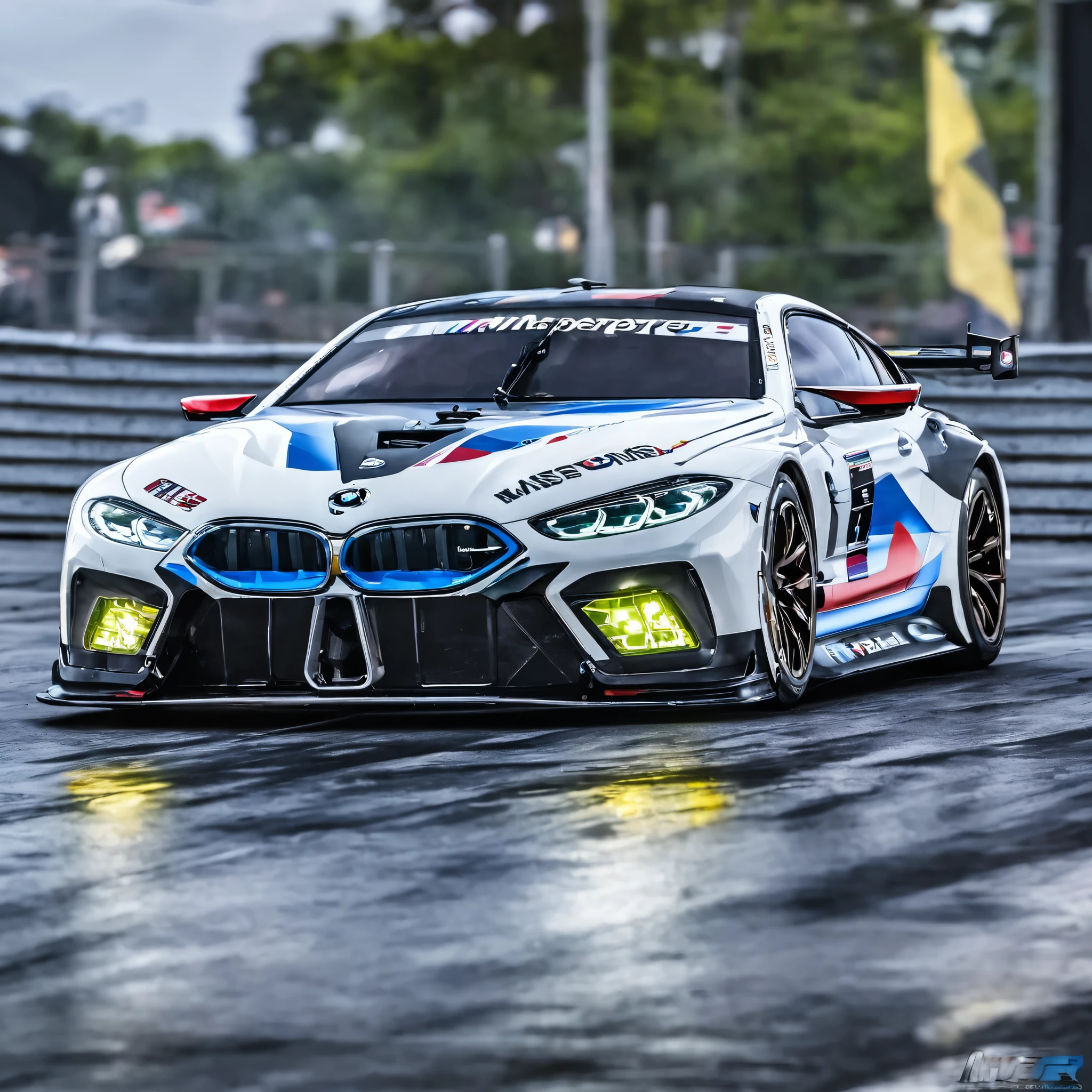 (masterpiece, best quality:1.2), bmw m8 gte f92