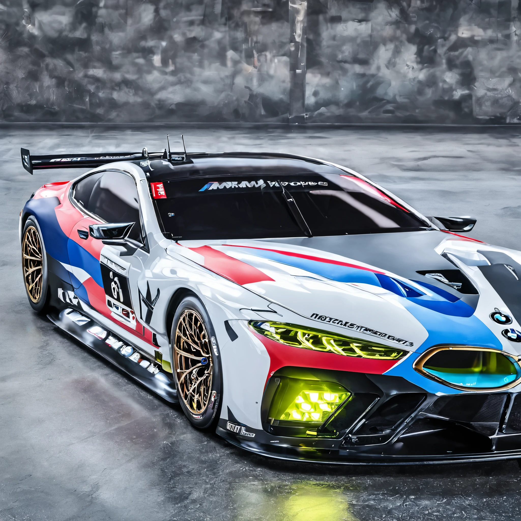 (masterpiece, best quality:1.2), bmw m8 gte f92