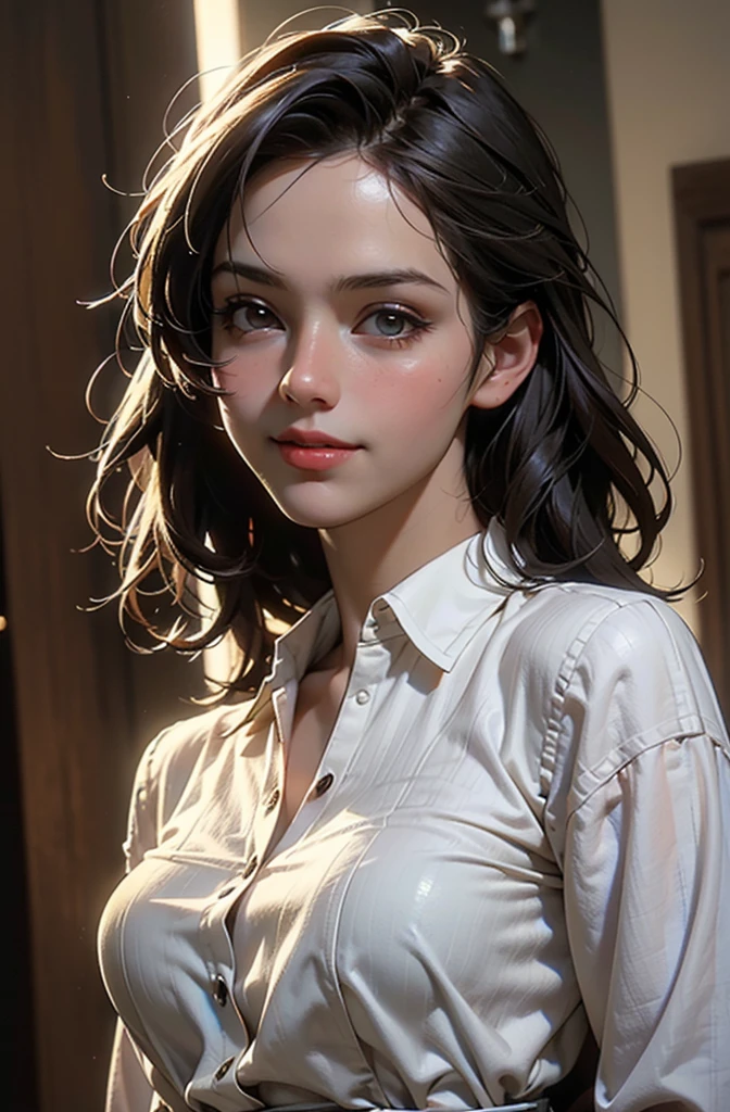 eye glass,pupils,Raised sexy,The kinky is exposed,Cocked buttocks,plumw,Lewdness,multiple persons,full bodyesbian,Broken short-sleeved school uniform