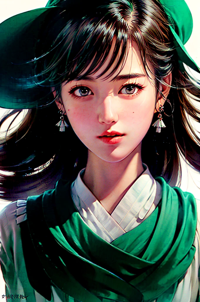 stechu,(white background:1.4), ((tachi-e)), original,(illustration:1.1),(best quality),(masterpiece:1.1),(extremely detailed CG unity 8k wallpaper:1.1), (colorful:0.9),(panorama shot:1.4),(solo:1.2), (ink splashing),(color splashing),((watercolor)), clear sharp focus,{ 1girl standing },((korean style )),flower background,outdoors,rocks, looking at viewer, make happy expressions,soft smile,pure,beautyfull detailed face and eyes,beautyfull intricacy clothing decorative pattern details, black hair,black eyes,colorwater