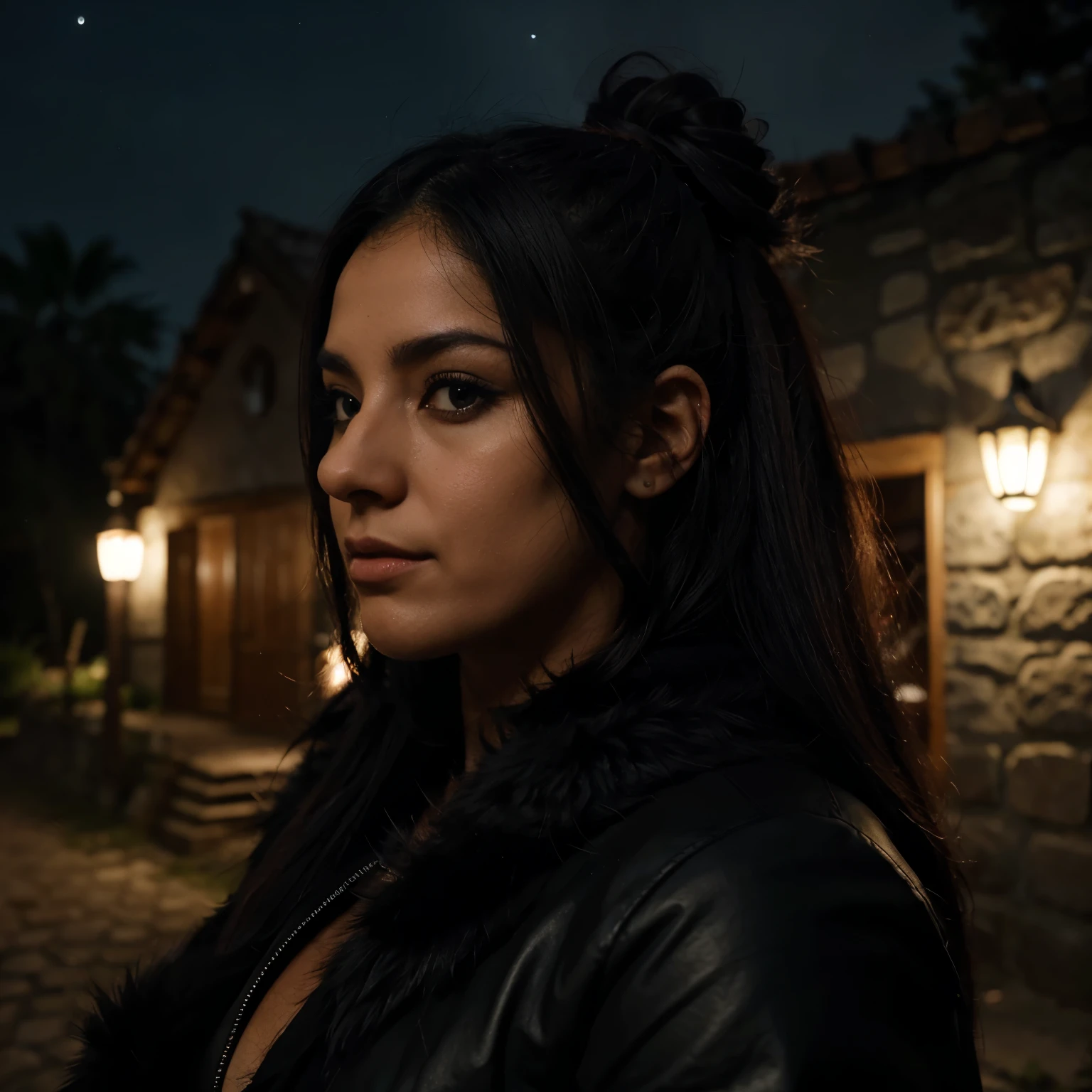 Black Hundert es una criatura imponente, with ebony-black fur that shines with a sinister glow under the moonlight. Sus ojos son profundos pozos de oscuridad, brillando con un fulgor rojo intenso que parece penetrar en el alma de quienes lo miran. Su figura es musculosa y poderosa, con garras afiladas como cuchillas y colmillos largos y afilados. Cuando se mueve, su silueta se funde con las sombras, making it almost indistinguishable in the dead of night.