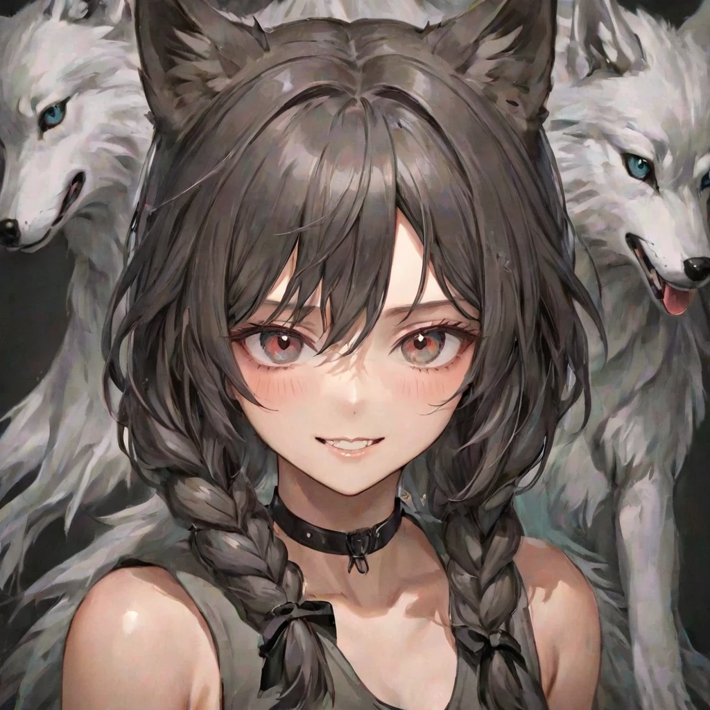 Jovem mulher com cerca de 20 anos.
* wolf traits: orelhas pontudas, dentes caninos proeminentes e olhos dourados com pupilas verticais.
* Cabelos pretos como a noite, longos e sedosos, usually tied in a braid.
* Penetrating and intense eyes that convey intelligence and insight.
* Athletic and muscular body, resultado de anos de treinamento.