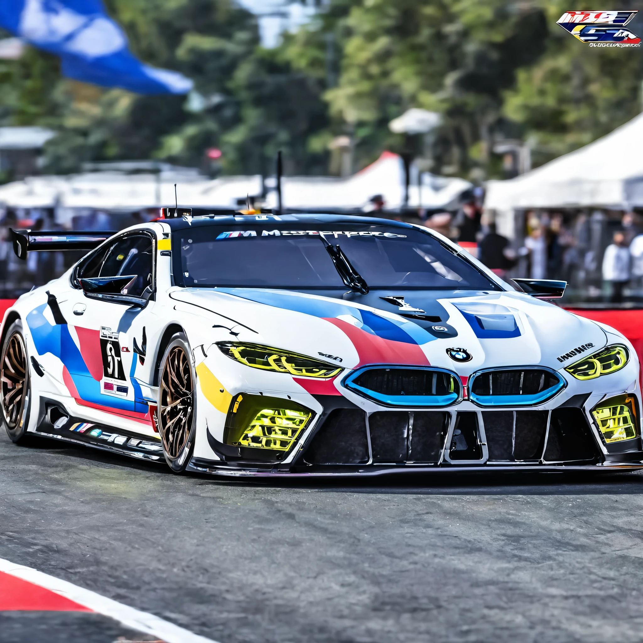 (masterpiece, best quality:1.2), bmw m8 gte f92