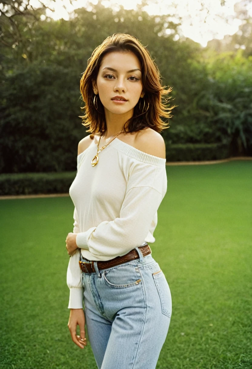 photograph of beautiful woman, outdoors in a park, wearing a casual outfit, looking at viewer, photorealistic, analog film photograph, masterpiece, soft light, ultrasharp, photorealistic, bokeh, photographic image from an Olympus OM1, Ektachrome 400 film, 120 mm lens, professional photographer, mario testino, yoko
dynamic pose, dynamic view from (front | side | back)