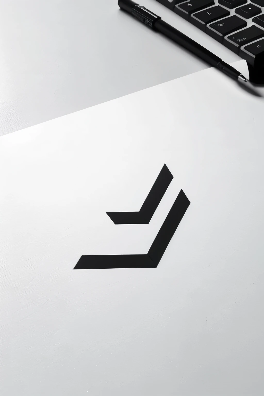 digital marketing agency logo,DR letters,modern design,simple and elegant,black and white,precise lines,geometric shapes,clean and elegant,professional branding,visual impact,subtle sophistication