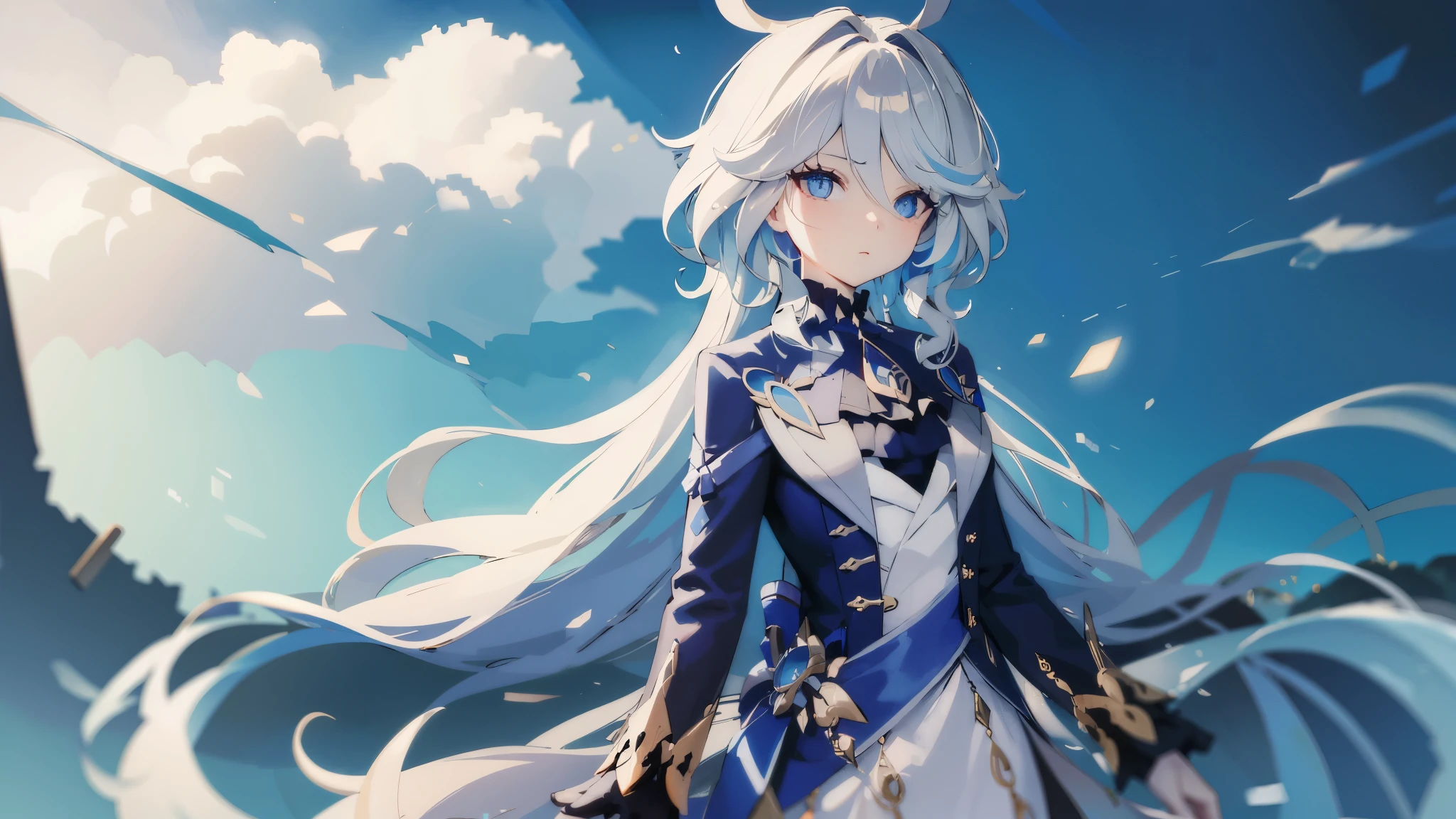 Fix her left eye to be similar to the right eye