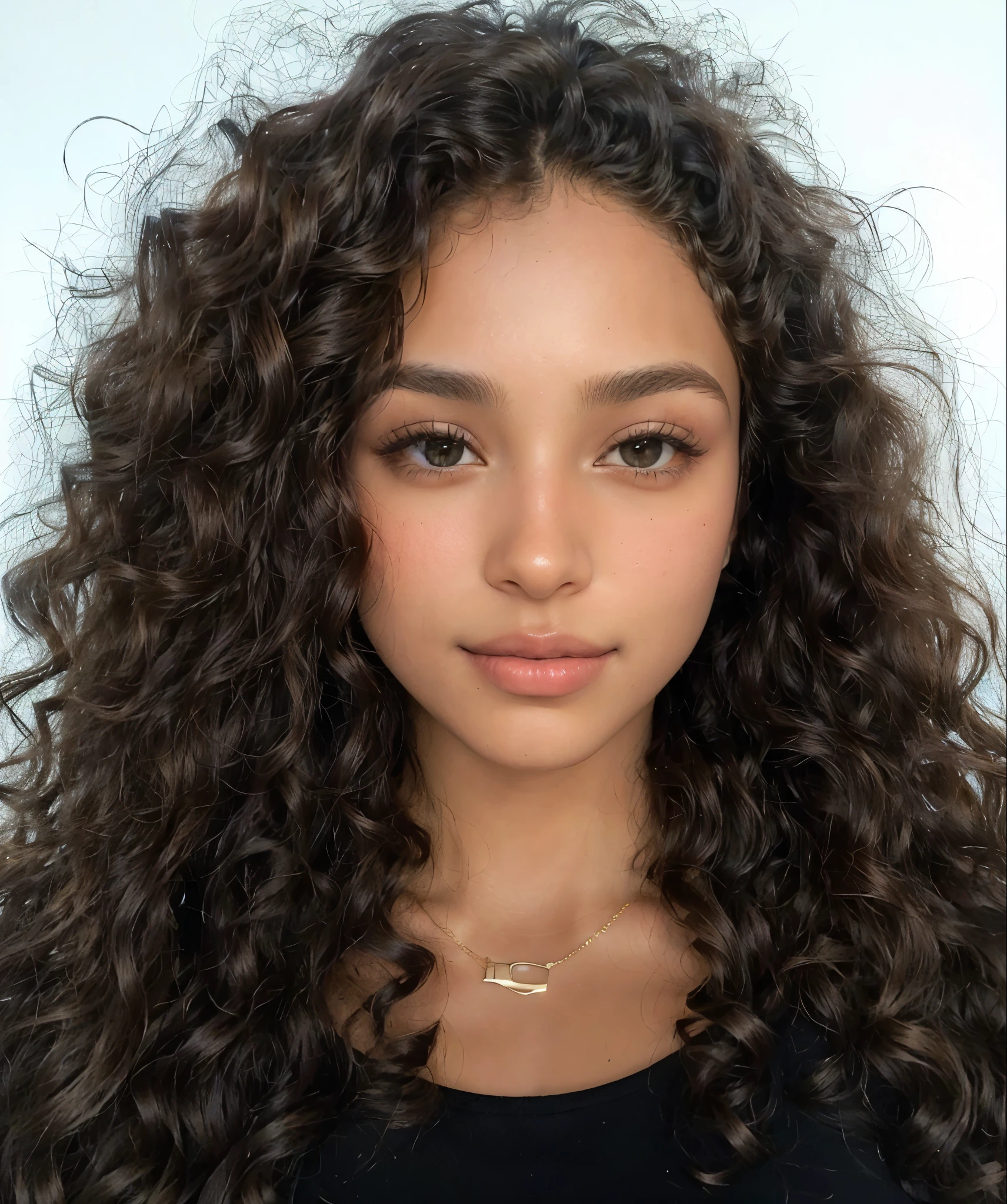 21 year old latina with curly hair and light brown eyes, qui suce un homme
