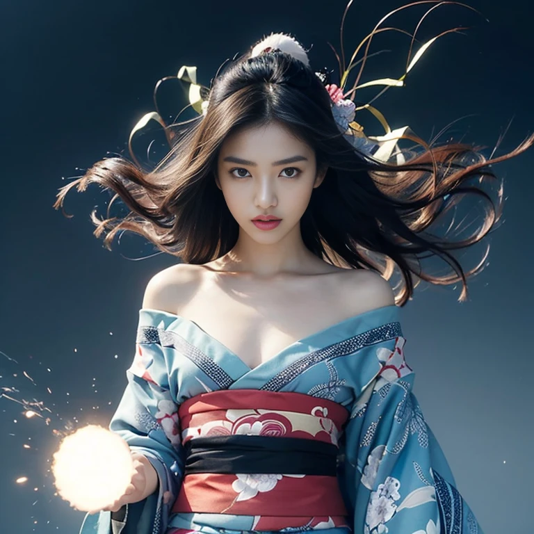 The subject of this work is、A beautiful 15-year-old girl with extraordinary psychic abilities.。、sheの超能力の専門知識は非常に強力です、sheがそれを利用するたびにorgasm状態に達することになります (orgasm: 1.4)、she、Particularly seductive eyes、lips、And for a long time, elegant eyelashes、Incredibly detailed and fascinating features、
The medium of this work is、A fusion of traditional Japanese aesthetics and erotic fantasy.、Attractive and visually appealing composition、This art style is、Exquisite illustrations and realistic details.、The viewer can immerse himself deeply in the depicted world..、
girl、Reflecting the sensuality and allure of erotic fantasy themes、(Very beautiful and revealing kimono:1.37)、sheは神秘的な浄化の杖を持っており、これは物語の中でsheが強力な霊的存在としての役割を表している、
The artwork is、A motion blur effect was used to convey a sense of dynamism., Fast-paced action、(Realistic and powerful battle scenes、 A girl in a dynamic pose exuding strength and determination、(A visual representation of the aura emanating from the entire body:1.4)、
This configuration features a combination of static and dynamic angles.、Adds depth and visual interest to your artwork、The color palette is vivid and vivid.、Emphasize cool colors in contrast to warm colors、 The lighting is carefully crafted for dramatic effect.、Combine intense highlights with subtle shadows、Add life and dimension to your artwork、
このThe artwork is最高品質であり、Created with meticulous attention to detail and resolution、Resolution is 4K or 8K、This、All complex elements are now fully expressed、Rendering is physically based、Realizing realistic textures and materials、The overall result is as follows、Stimulate the viewer's senses、sense of awe、Excited、And that is'Erotic charm and、huge breasts