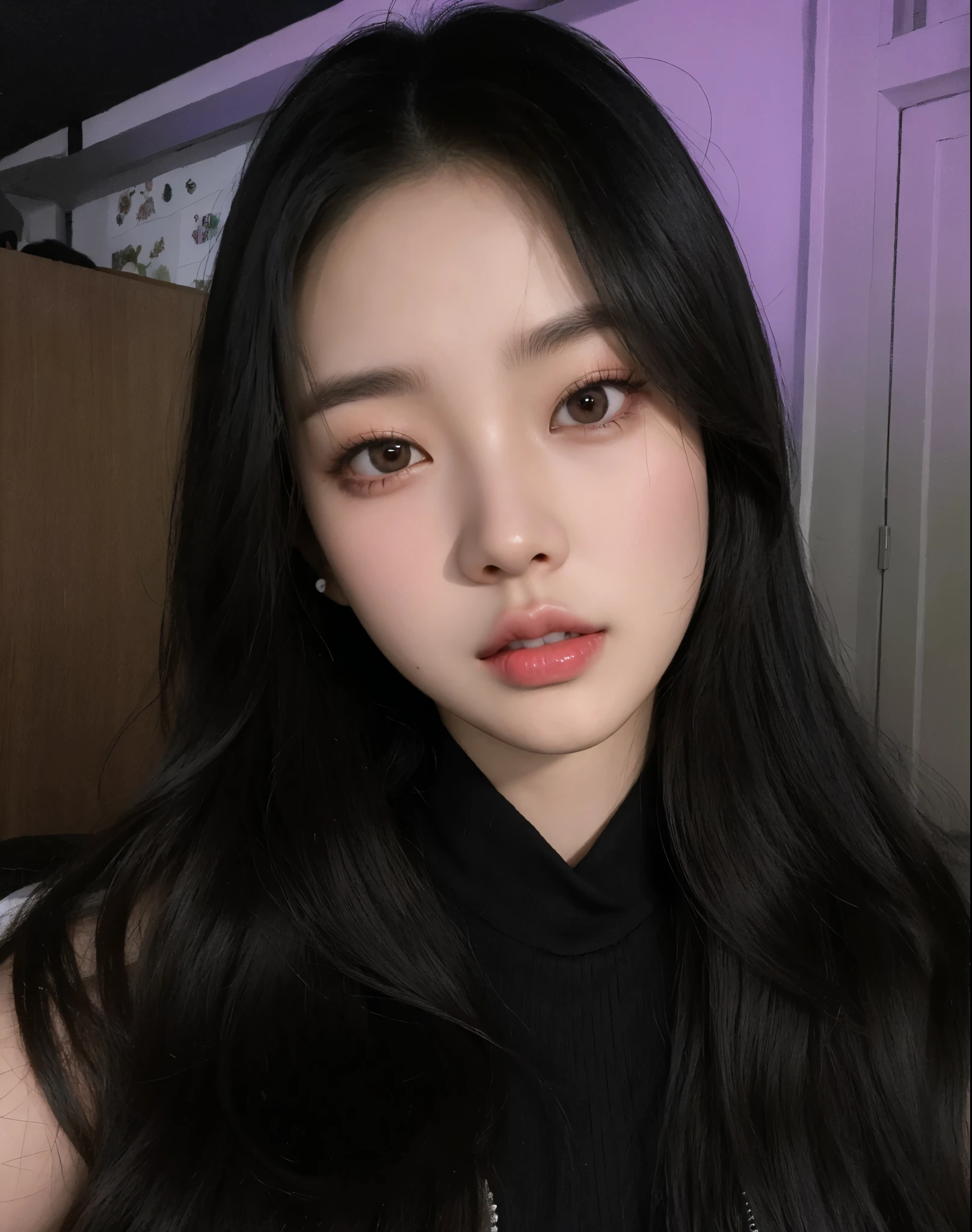Mujer arafed con cabello largo y negro y un top negro., jennie rosa ?????, sol yunjoo, portrait of Jossi de Blackpink, heonhwa choe, Jossi de Blackpink, jaeyeon nam, pale korean adorable face, muchacha coreana, ulzzang, Lalisa Manobal, kim taejin, Parque Roseanne de Blackpink, lee ji - eun