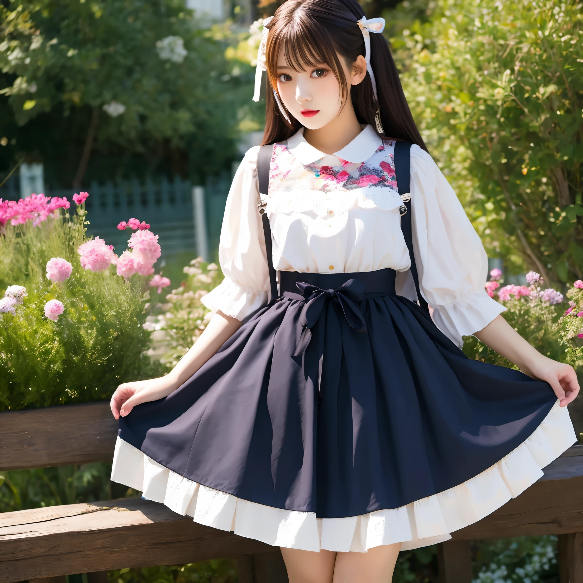 (masterpiece, best quality:1.2), 1girl, solo，****ta skirt