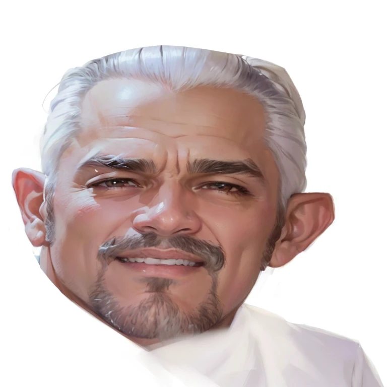 un primer plano de un hombre con camisa blanca y barba blanca, james zapata, luis nieves sr, pablo hurtado de mendoza, mario martinez, heraldo ortega, eloy morales, ser devuelto, juan jose serrano, carlos ortega elizalde, ignacio fernandez rios, pedro correa, bob abrazadera