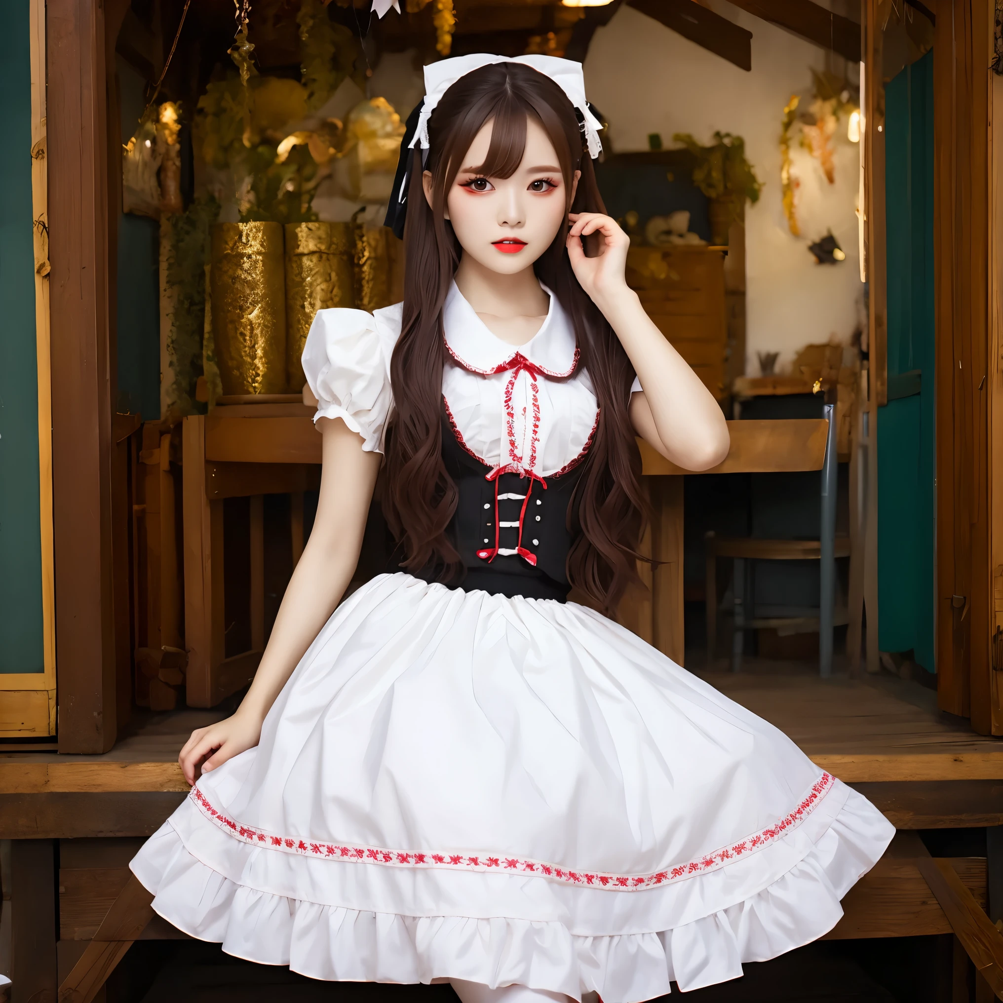 (masterpiece, best quality:1.2), 1girl, solo，****ta skirt