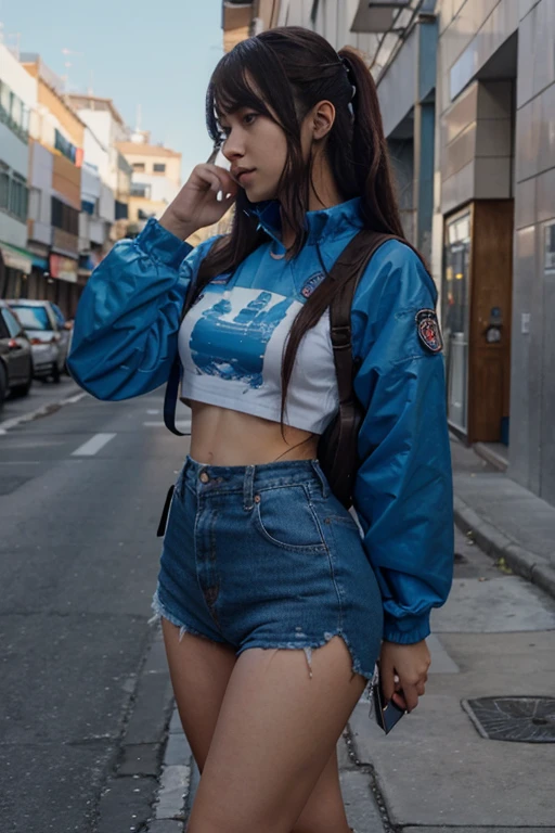 Un personaje de anime mira el cielo